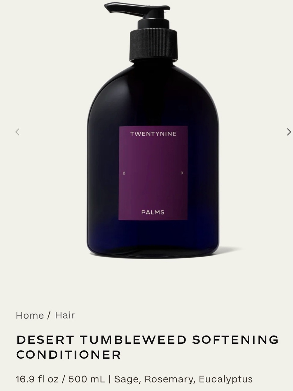 New in box Desert Tumbleweed Softening Conditioner